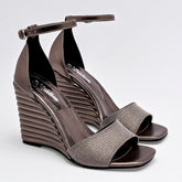 D'Cristian Zapatilla abierta cuña mujer, código 126257